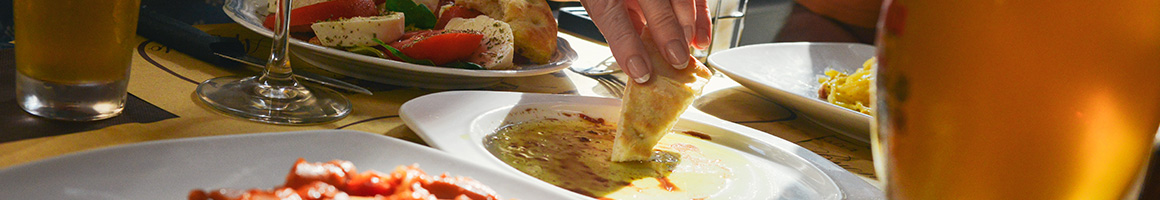 Eating Greek Mediterranean at Sofia Restaurant restaurant in Margate City, NJ.
